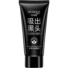 Bioaqua Blackhead Remover Cleaner Purifying Deep Cleansing Acne Black Mud Face Mask Peel-off 60g - Rokomari